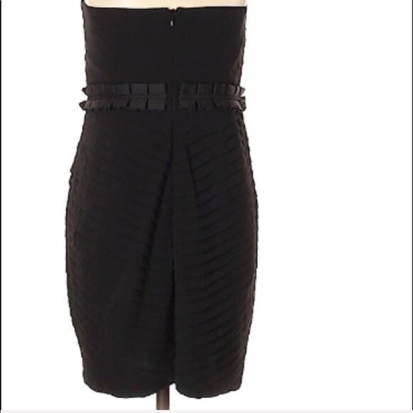 BCBGeneration Black Multi Pleat Dress - Picture 4 of 9